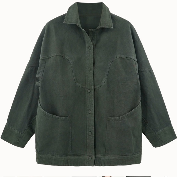 Mirth Teton Jacket size Large - Olive cotton jacket - New - Picture 1 of 9